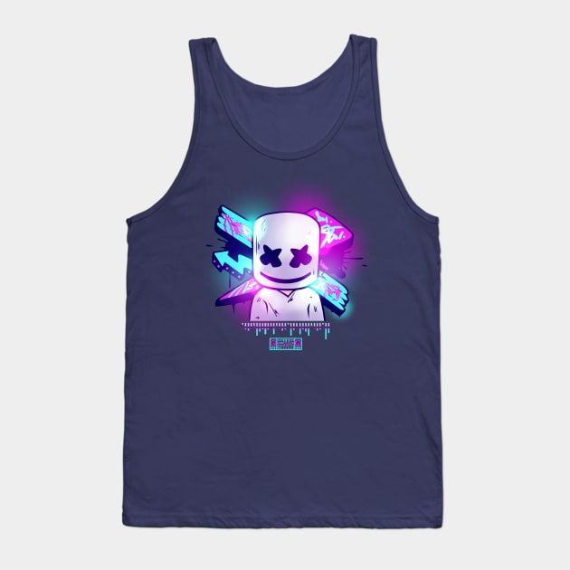 Marshmello Music Tank Top by DenielHast